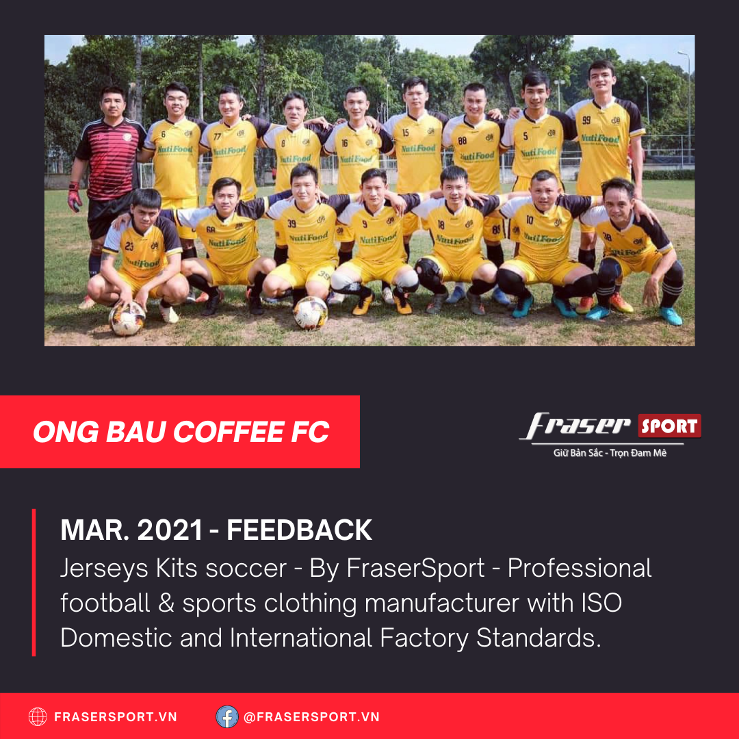 Bộ quần áo bóng đá thiết kế Cà phê Ông Bầu FC 2021 - Ảnh 2