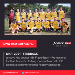 Bộ quần áo bóng đá thiết kế Cà phê Ông Bầu FC 2021